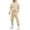 Beige, variant on Sevevn Men's Hoodie & Cargo Jogger Set Casual Athletic Tracksuit with Pocketed Pants Comfortable Everyday Outfit for Adults Black S