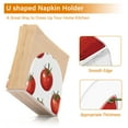 thumbnail image 3 of Tomatoes in White Napkin Holders for Tables Napkin Stand Paper Holder Organizer Tabletop Tissue Box Dispenser, 3 of 8