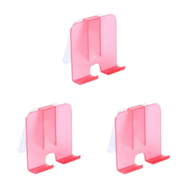 Billuyoard Soporte para teléfono Estante de baño Soporte perezoso Mano de obra fina Autoadhesivo Instalación práctica Accesorios para el hogar Type1 NO1