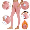 thumbnail image 5 of ZOIGHDA Leggings for Women with Pockets High Waisted Full Length Slim Fitted Soft Yoga Pants for Workout Athletic Daily(Small), 5 of 9