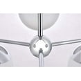 thumbnail image 5 of Eclipse 6 Lights Chrome Pendant With Frosted White Glass, 5 of 5
