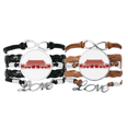 thumbnail image 1 of Pulsera de cuerdas de cuero Unbranded El Presidente Mao rojo chino Tiananmen, 1 of 3