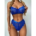thumbnail image 2 of Conjunto de lencería erótica de encaje Sexy para mujer, ropa interior femenina, Sujetador de encaje, bragas, ropa interior, 2 of 4