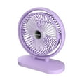 thumbnail image 2 of Qiopertar Under $5 Silent Desktop Fan 9 Inch, Three-Speed Multi-Angle USB Powered Fan for Office Bedroom, Small Circulation Fan with Double Bracket, 2 of 7