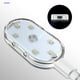thumbnail image 2 of Lámpara Lectura Techo Techo Automático Inalámbrico Con Luces Nocturnas Táctiles LED para Automóvil (blanco), 2 of 6
