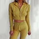 thumbnail image 1 of Traje deportivo ajustado de manga larga con capucha para mujer, nuevo de otoño, 1 of 4