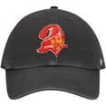 thumbnail image 2 of Men's '47 Charcoal Tampa Bay Buccaneers Clean Up Legacy Adjustable Hat, 2 of 4