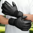 thumbnail image 5 of Obbsen Youth&Adults Soccer Goalie Gloves with Finger Protection, Soccer Goalkeeper Gloves with Black Backhand and Palm, Super Grip, Blackout, 5 of 8