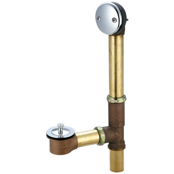 Central Brass 1645-CO Central Brass Multi-Tub Centralift Lift & Turn Drain in Polished Chrome