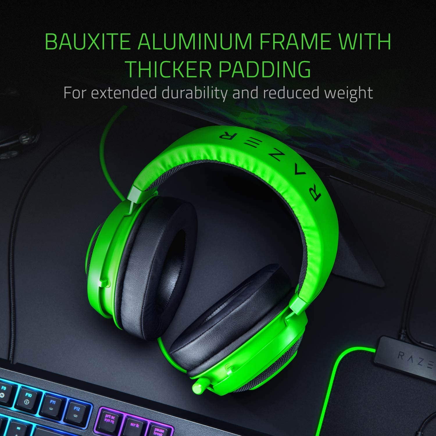 Razer Kraken Gaming Headset Lightweight Aluminum Frame Retractable Cardioid Mic For Pc Ps4 Nintendo Switch 3 5 Walmart Canada
