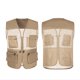 thumbnail image 2 of Neries Chaqueta de pesca de verano con bolsillos delanteros Tamaño múltiple CHEIST CHAIST CHAIST OUTERWEAR VESTIDOS Vestidos de juegos de juegos al aire libre Accesorios Khaki / L kenally OD003201-29, 2 of 7