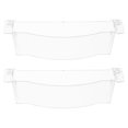 thumbnail image 1 of Miangastore 2pcs Range Hood Oil Cup Thickened Oil Drip Pan For Cooker Hood Easy To Install And Replace Oil Storage Box Convenient Oil Catcher Box For Kitchen, 1 of 8