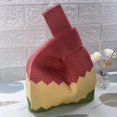 thumbnail image 5 of Bolso de mano de punto para mujer, bolso pequeño minimalista y moderno, bolso de lona portátil, adecuado para ir de compras, trabajo, escuela, 5 of 5