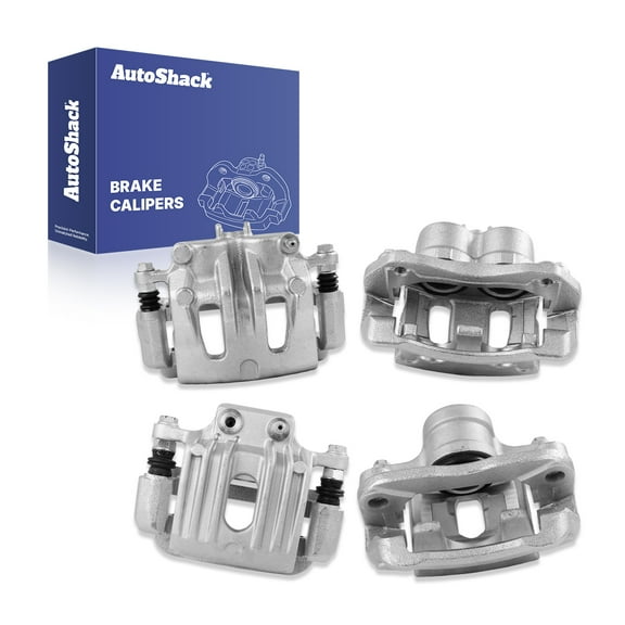 AutoShack Front & Rear Brake Calipers Replacement for 2007 Hyundai Entourage 2006 Kia Sedona 4-PC Set