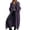 Dark Purple, variant on Womens Long Cardigan Sweaters Open Front Oversized Duster with Pocket for Women 2025 Fall Winter Knit Design Coats