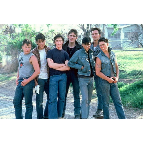 C. Thomas Howell Ralph Macchio Matt Dillon Tom Cruise The Outsiders 24x36 Poster