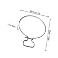 thumbnail image 2 of WEUVEB 2pcs Kitchen Board Stainless Ring Anti-crack Hoop for General Users, 2 of 8