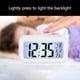 thumbnail image 3 of Reloj despertador digital, Blanco, 3 of 6