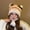 White, variant on Cute Fuzzy Cat Ear Beanie Hat for Women, Thicken Plush Warm Sherpa Wool Hat, Winter Faux Fur Knitted Earmuffs Skull Cap