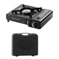 thumbnail image 2 of Réchaud de Camping Portable Réchaud de Camping Extérieur Table BBQ 2900W Régulation de Puissance Accessoires de Cuisson pour Camping Randonnée Jardin, 2 of 9