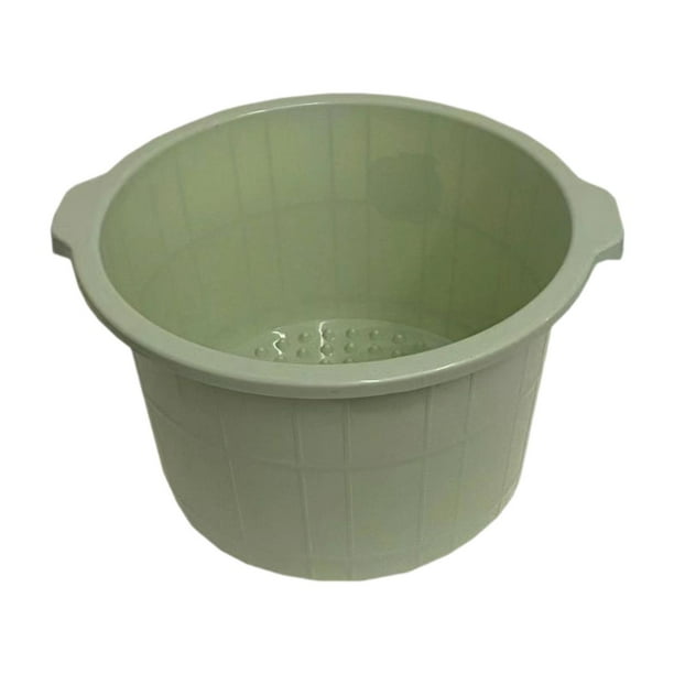 Cubo de pie para remojo en el hogar uso de pedicura multifunción portátil regalos de remojo para los padres bañera de baño de pies bañera de remojo verde
