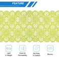 thumbnail image 4 of Unique Bargains Lace Ribbon 5 Yards 7 Inch Lace Flower Trim for Craft Headbands Wedding Yellow, 4 of 5