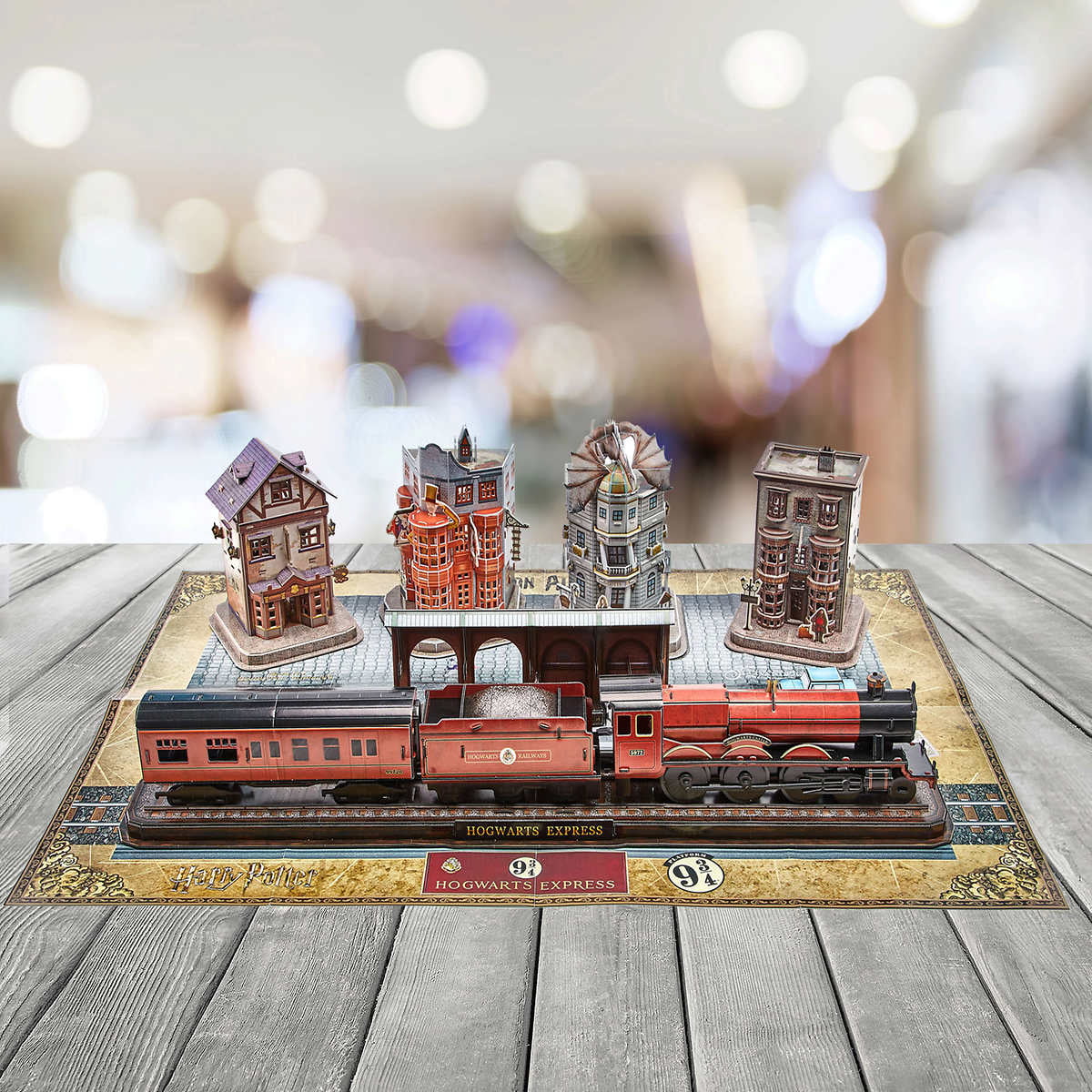 Harry Potter 3D Puzzle Hogwarts Express and Diagon Alley 453 Pieces! 