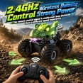 thumbnail image 3 of UUSUOO Dinosaur Remote Control Car,Waterproof Monster Truck Toys with Spray Water & Lights, 2.4GHz All-Terrain RC Truck Toys for Boys 4-7, Christmas Birthday Gifts for Boys Girls 3+, 3 of 7