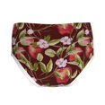 thumbnail image 2 of Pofeuu Leaf And Fruit Print Boy's Briefs Toddler Boys' Underwear, Organic Cotton, Comfort Briefs-Small, 2 of 7