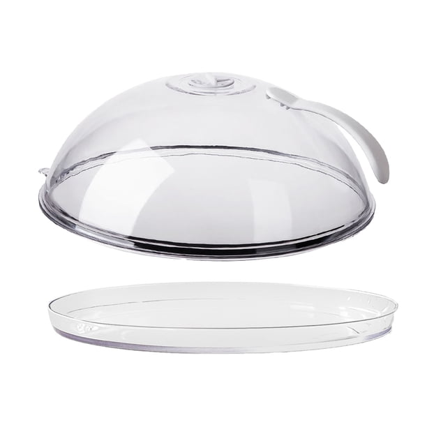 Tapa Para Microondas Tapa Transparente Tapa Antisalpicaduras Con Orificios Para Salir El Vapor Y Asa Tapa Para Microondas Para Alimentos Tapa Para Calentar En El Microondas Tapa Resistente Al Aceite