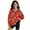 Snowman Dinosaur Red, variant on COEQINE Girls Polyester Sweatshirt, Quarter Zip Pullover Long Sleeve Loose Fit T-Shirts, Printed Casual Wear Tees for Kids and Youth 5-6 Years, Butterfly Sunflower Cow Leopard Print