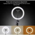 thumbnail image 4 of Professional Desktop Ring Light, Dimmable Desk Makeup Led For Beauty & Skin Rejuvenation Delivery, Universal Phone Holder Compatible With Most Smartphones, 10 Inch Tabletop Ring, 4 of 5
