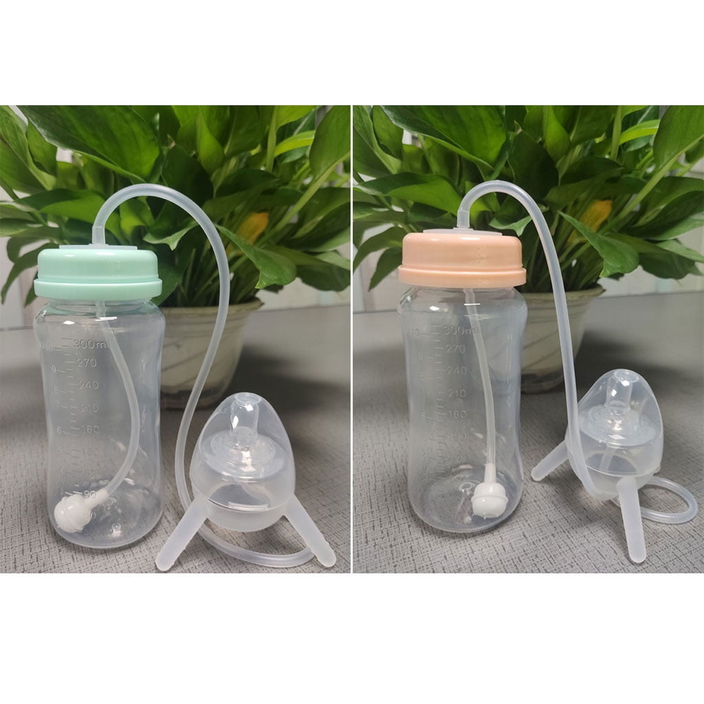 EasyJug - A Hands-free breastfeeding water bottle with long straw