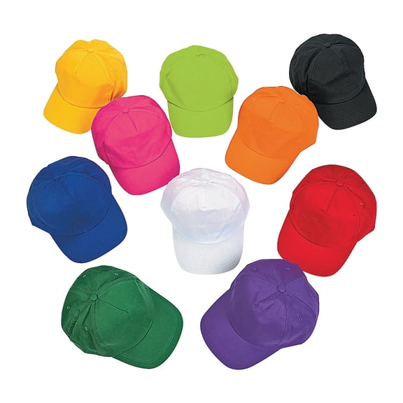 50Pc Bright Baseball Cap Assortment - Apparel Accessories - 50 Pieces