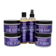 MOISTURCURL Curl Custard for 4C Hair – Vegan Curl Defining Styling Gel for Kinky Coily Textures – Maximum Elongation & Shine with Agave & Babassu Oil – 8oz