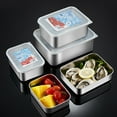 thumbnail image 5 of MesaSe Storage Holder Food Grade Leak-proof Food Container with Clear Lid Insulation Cold Preservation Stainless Steel Freezer Box for Dinning Room, 5 of 5