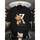 thumbnail image 1 of Men's Casual Crew Neck T-Shirt with "BORN TO BE KING" Graphic - Brown Bear Design, Soft Fabric, Summer Style, Regular Fit, Adult Size, Casual Wear | Playful Print | Comfortable Fit, REGULAR SIZE, 1 of 6