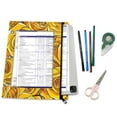 thumbnail image 5 of Yellow Roses 3-Ring Binder Pouches A4 Size Zipper Pocket File Storage 2 Packs, 5 of 6