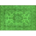 thumbnail image 1 of Ahgly Company Indoor Rectangle Oriental Green Industrial Area Rugs, 2' x 3', 1 of 4