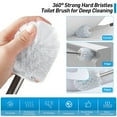 thumbnail image 3 of BCOOSS Toilet Bowl Brush and Caddy Set 2 Pack - Bathroom Scrubber Cleaner Brush with Holder, 3 of 7