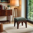 thumbnail image 3 of Meridina Furniture Lawson Green Chenille Fabric Upholstered Ottoman, 3 of 7