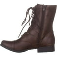 thumbnail image 4 of American Rag Womens Farahh Closed Toe Mid-Calf Combat Boots, 4 of 5