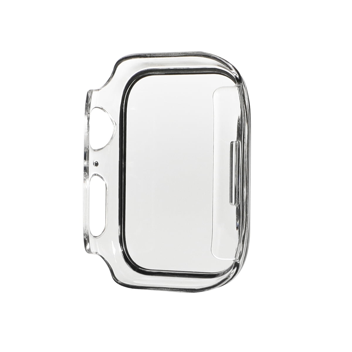 onn Clear Bumper Case with Screen Protector for Apple Watch 45mm