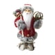 thumbnail image 2 of Muñeca de Papá Noel, Escultura decorativa de mesa, Figura de Papá Noel de pie, Papá Noel rojo y gris, 2 of 9