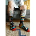 thumbnail image 4 of Mens Novelty Funny Crew Socks, Papa Bear, Colorful Dress Cotton Socks Crazy Fashion Socks, 4 of 5