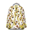 thumbnail image 4 of Chicken and Coop Pattern Student Backpack Farm Cartoon Hen Egg Chick Rustic Design Bookbag for Student Cute Farm Style, 4 of 6