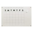 thumbnail image 1 of Parisloft Large Reusable Acrylic Wall Calendar, Clear Acrylic Monthly Wall Mounted Calendar, Month Planner for Home, Office, School, Task Organizer, 36 x 24 Inches, 1 of 4
