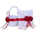 thumbnail image 3 of Flower Basket, Fabric Romantic Multi Purpose Ring Bearer Pillow With High Performance For Wedding, 3 of 8