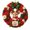 Reindeer A3, variant on 3D Fabric Poke Wreath DIY Kit, Vibrant Cardinal Bird Christmas Wreath Kit, No-Sew Easy Assembly, 3D Textured Home Holiday Decor (Cardinal)