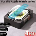 thumbnail image 1 of Película de cerámica de 4 piezas para Apple watch, protector de pantalla para Apple watch Ultra 8, 7, 49mm, 45mm, 41mm, 6, 5, 4, SE, 44mm, 40mm, 3, 2, 1, 42mm, 38mm, 1 of 3